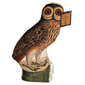 John Derian Barn Owl Throw Pillow